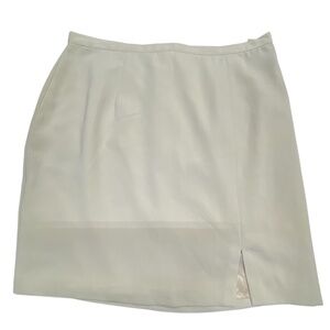 * Michele size 16 vintage women’s lined skirt NWT tan with slit